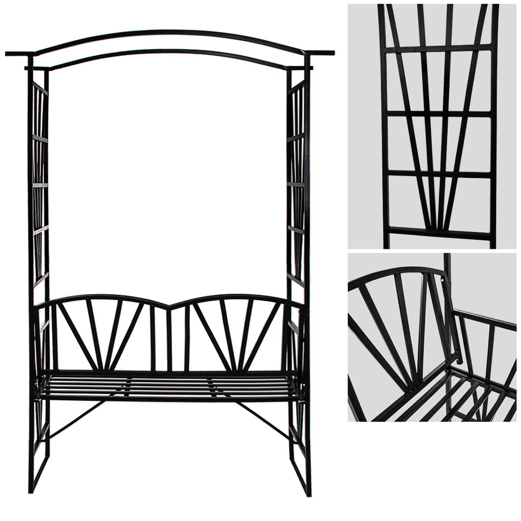 Detail Pergola Mit Sitzbank Nomer 23