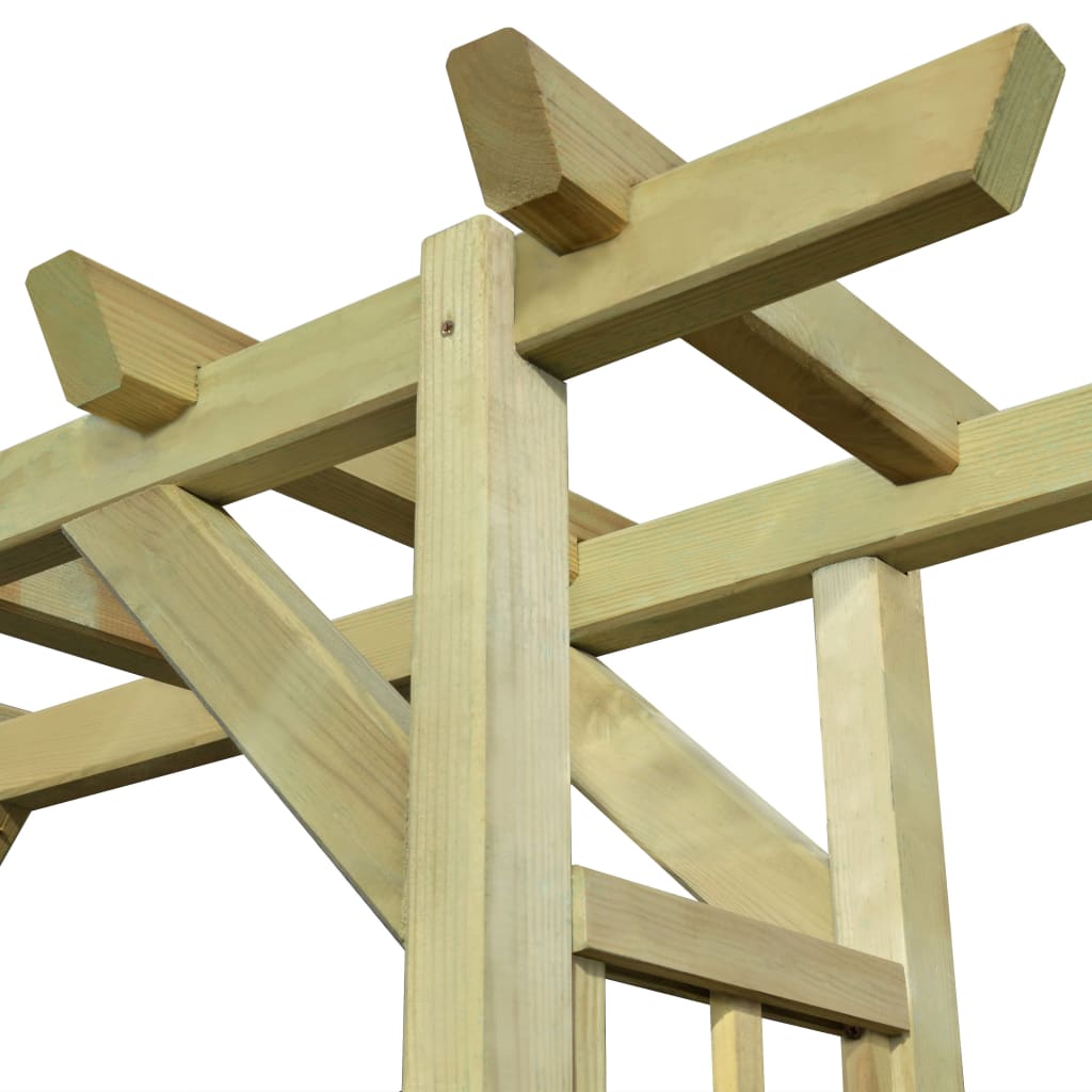 Detail Pergola Mit Sitzbank Nomer 26