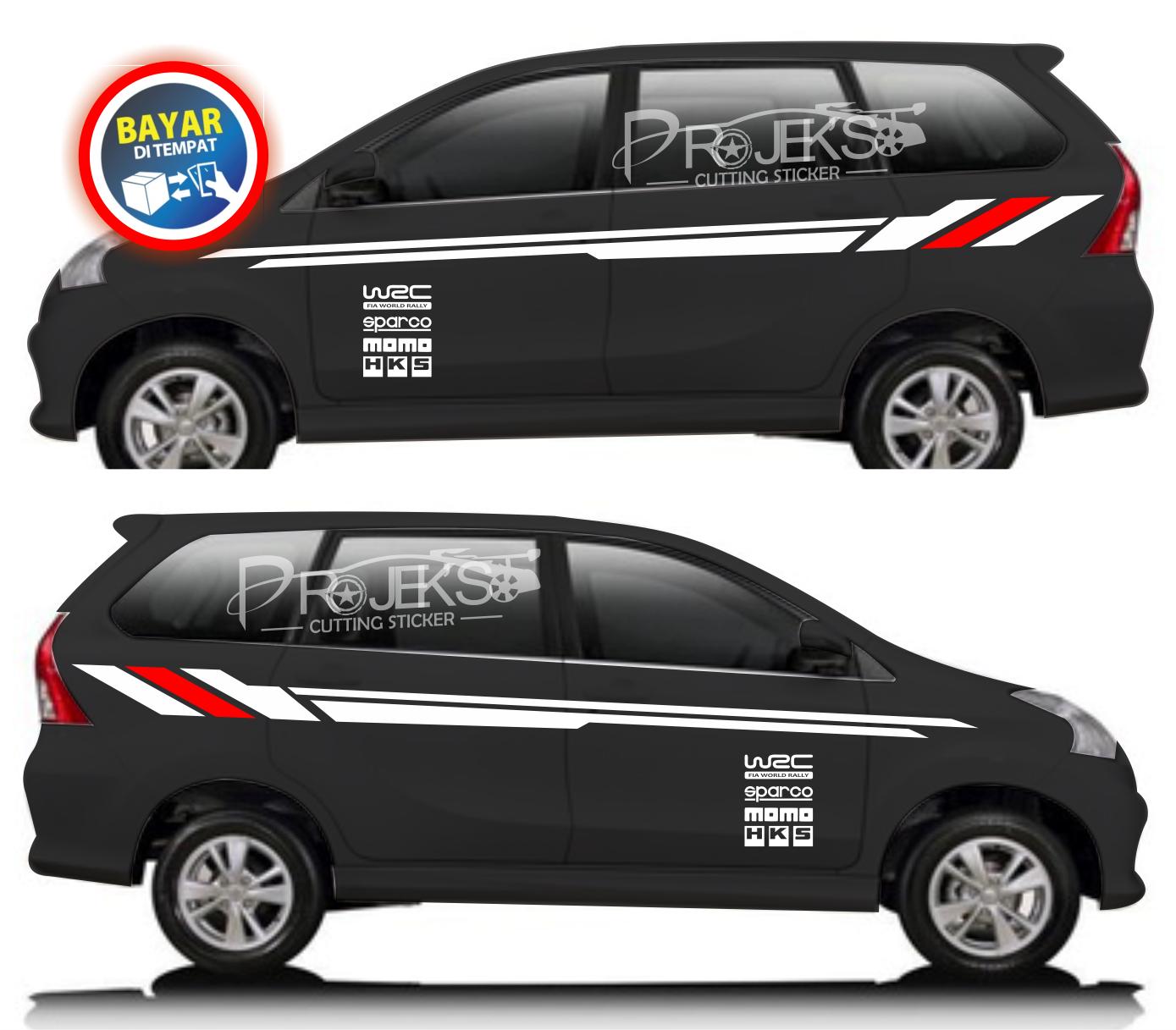 Detail Gambar Cuting Stiker Mobil Nomer 45