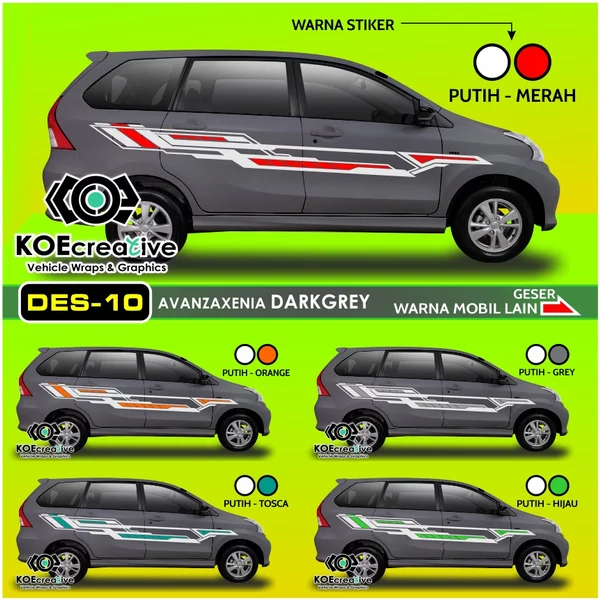 Detail Gambar Cutting Sticker Mobil Avanza Nomer 18