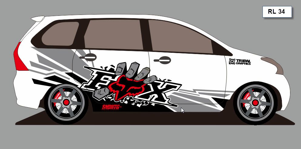 Detail Gambar Cutting Sticker Mobil Avanza Nomer 5