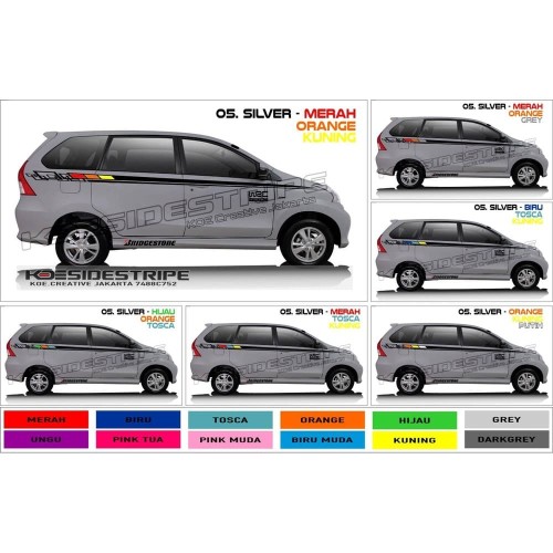 Detail Gambar Cutting Sticker Mobil Avanza Nomer 44