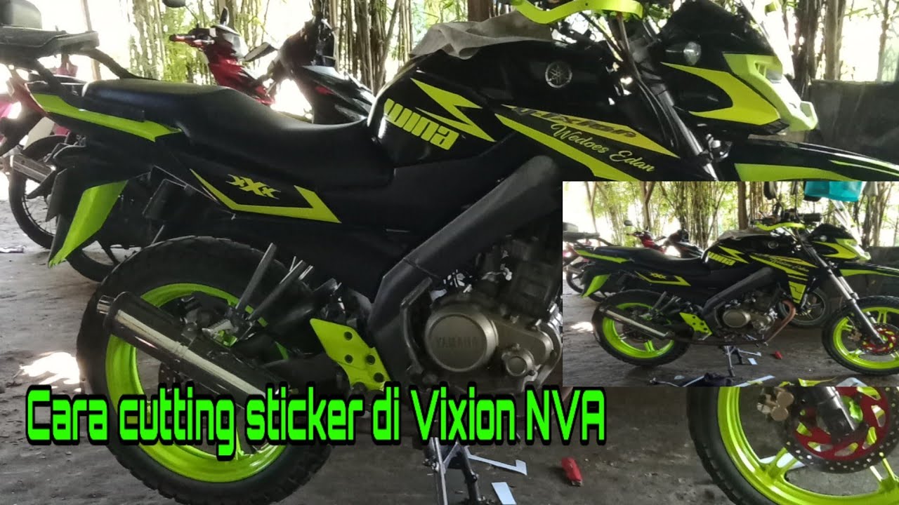 Detail Gambar Cutting Sticker Motor Vixion Nomer 16