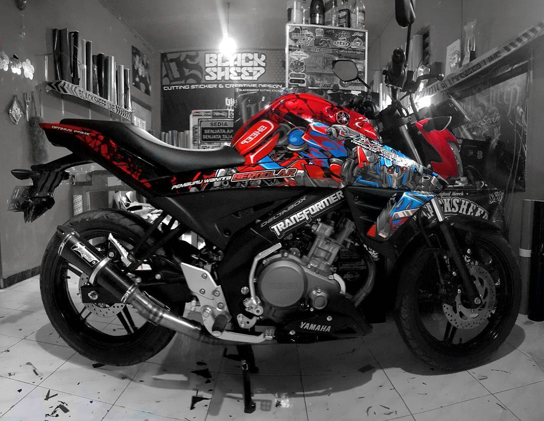 Detail Gambar Cutting Sticker Motor Vixion Nomer 31