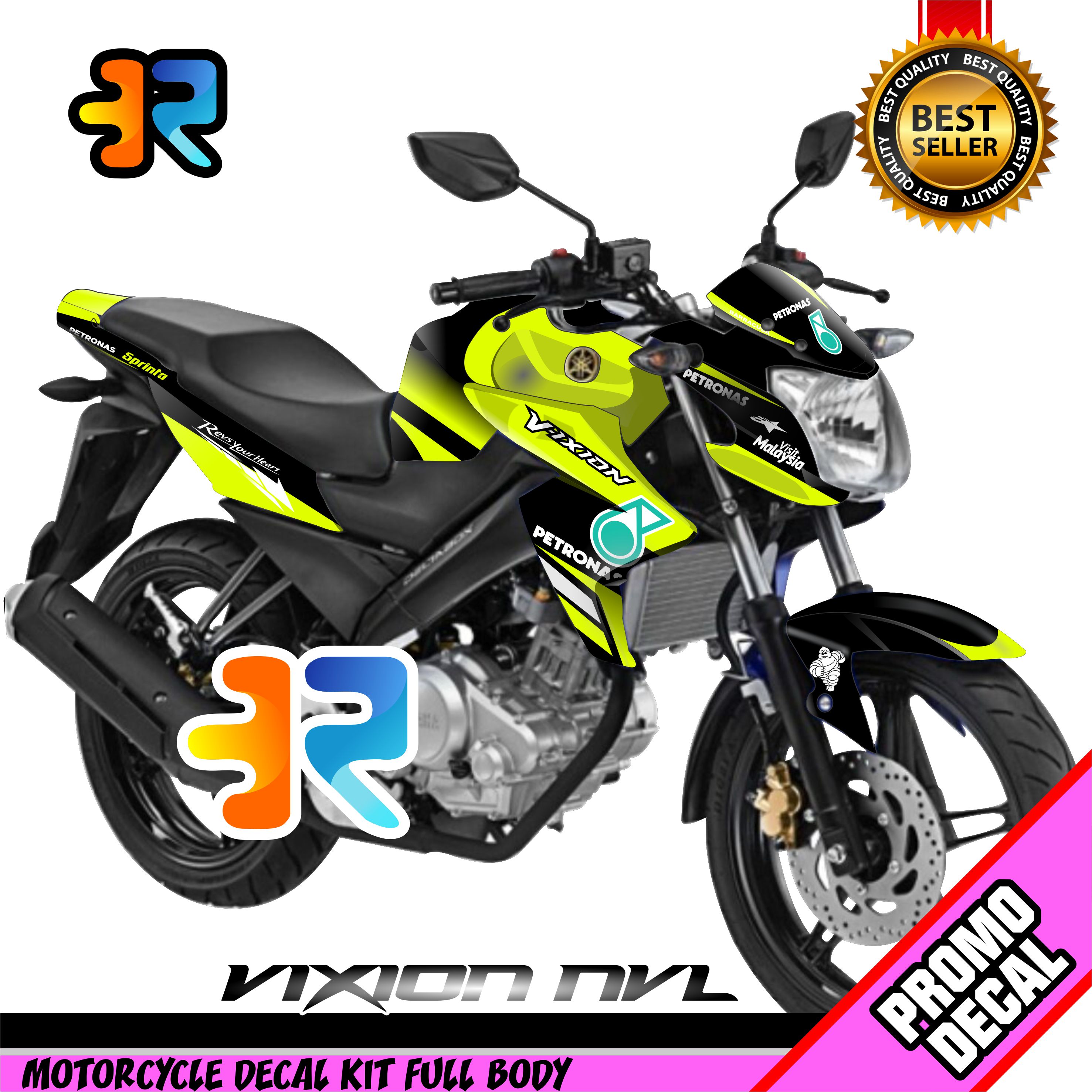 Detail Gambar Cutting Sticker Motor Vixion Nomer 38