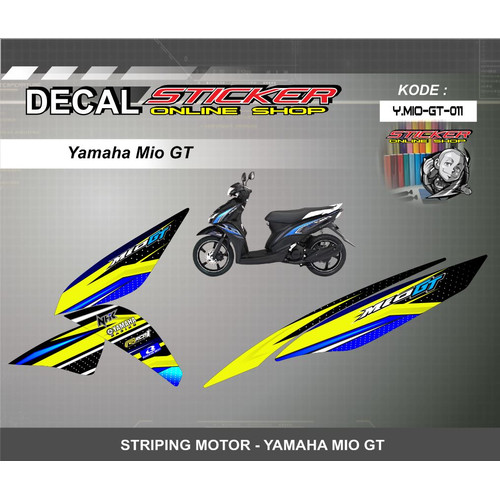 Detail Gambar Cutting Stiker Mio J Nomer 19