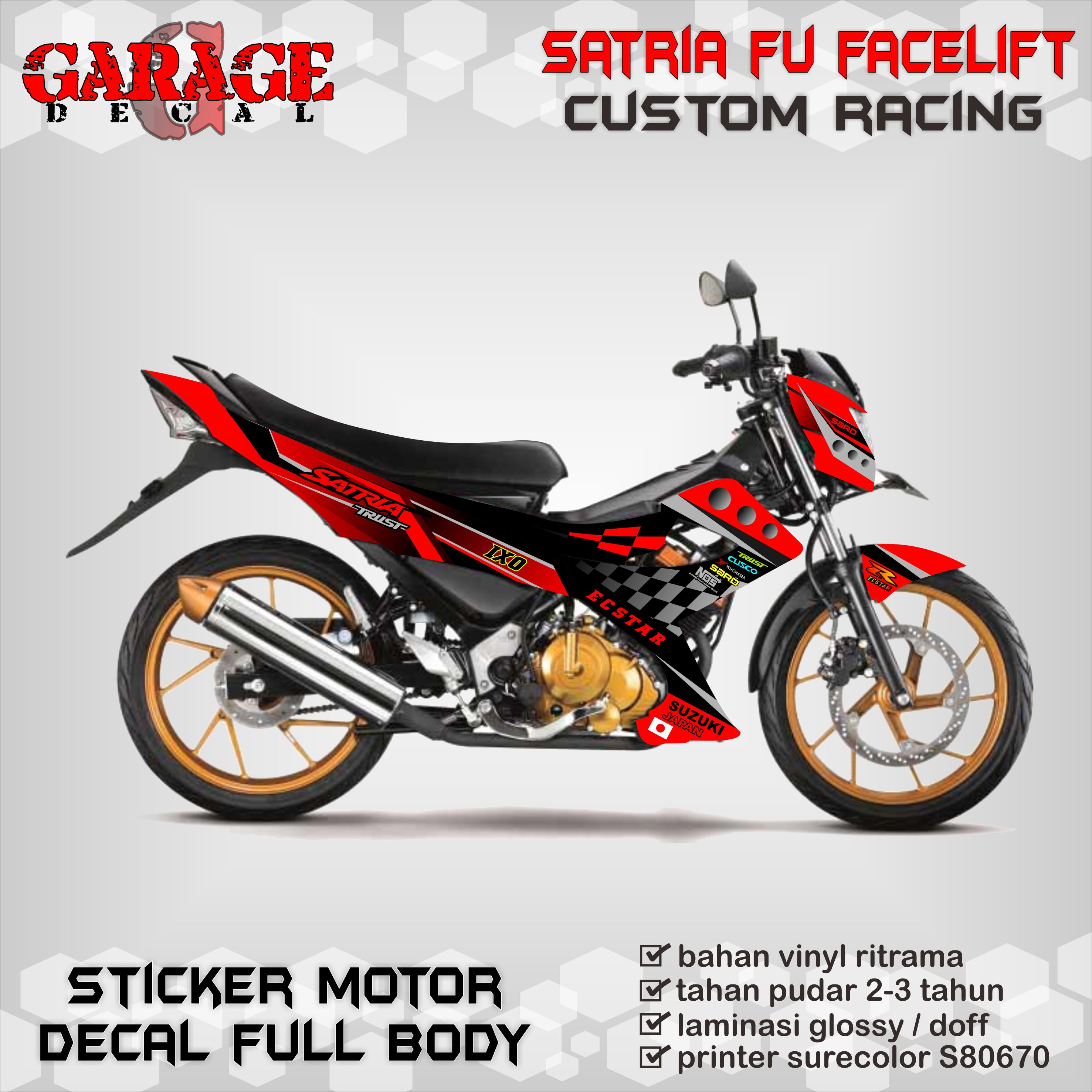 Detail Gambar Cutting Stiker Satria Fu Nomer 19