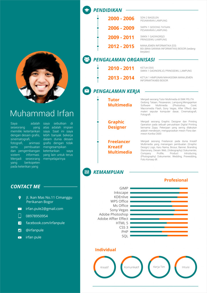 Detail Gambar Cv Lamaran Kerja Nomer 19