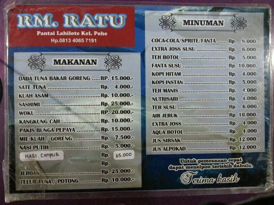 Detail Gambar Daftar Menu Rumah Makanan Sate Gorontalo Nomer 9