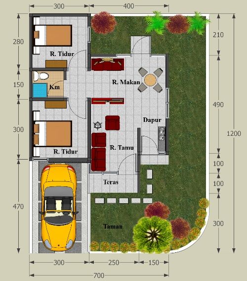 Detail Gambar Dan Denah Rumah Idaman Nomer 14