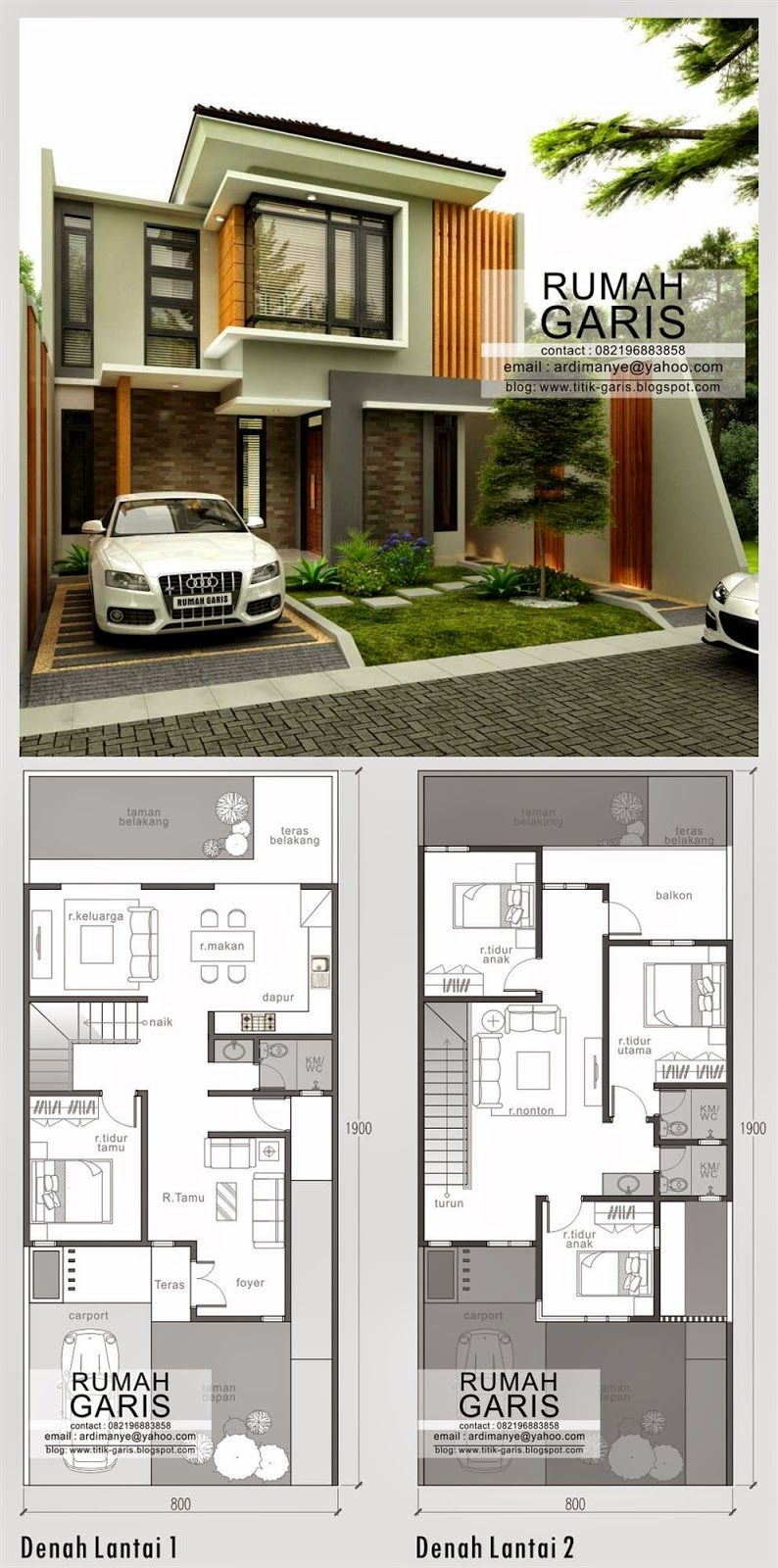 Detail Gambar Dan Denah Rumah Idaman Nomer 8