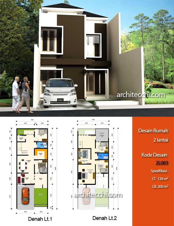 Detail Gambar Dan Denah Rumah Minimalis Nomer 47