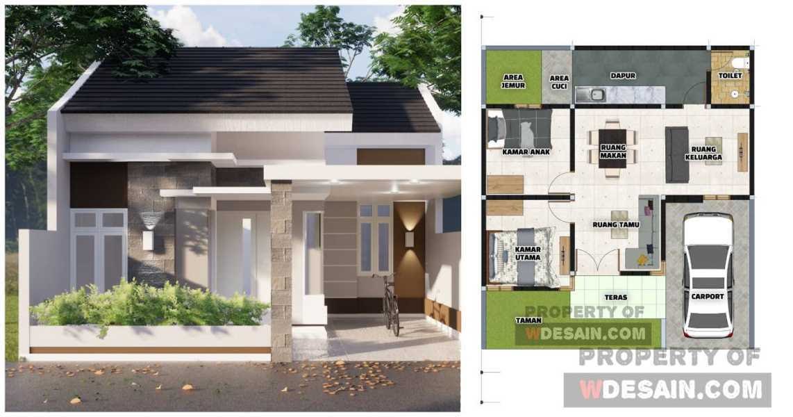 Detail Gambar Dan Denah Rumah Minimalis Nomer 9