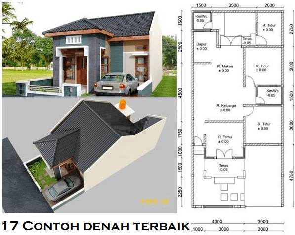 Detail Gambar Dan Denah Rumah Minimalis Sederhana Nomer 13