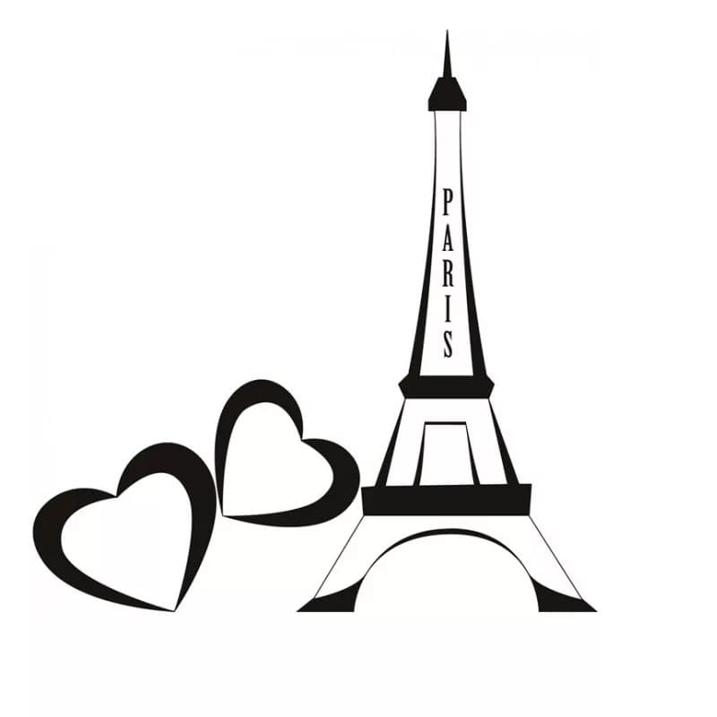 Download Torre Eiffel Para Colorir Nomer 9