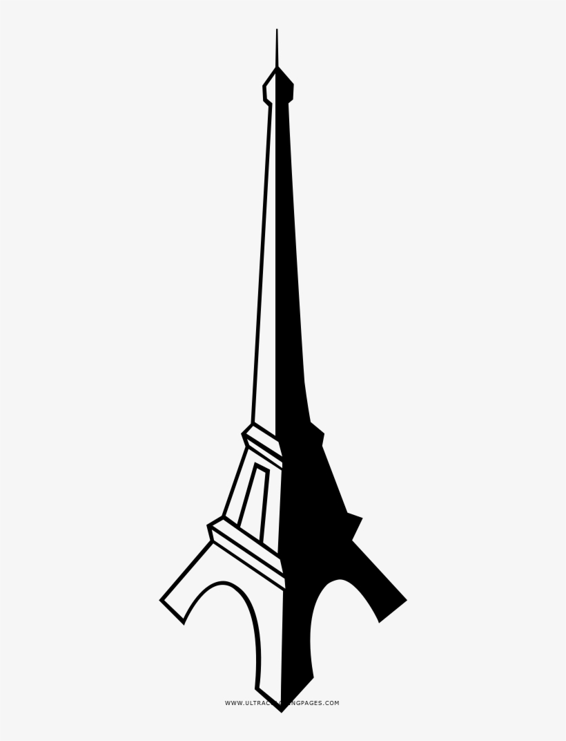 Torre Eiffel Para Colorir - KibrisPDR