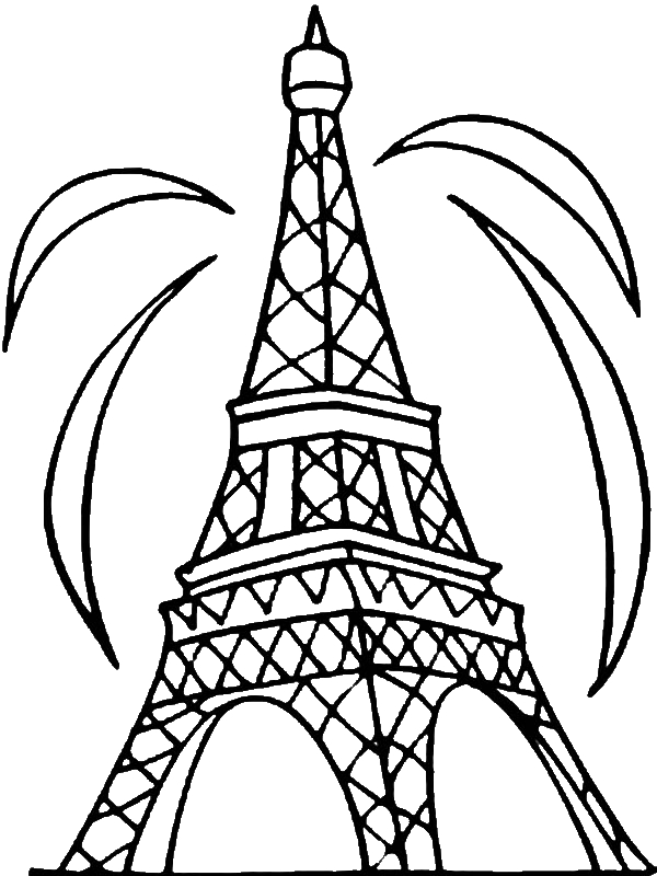 Detail Torre Eiffel Para Colorir Nomer 26