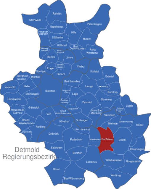 Detail Detmold Mapa Nomer 4