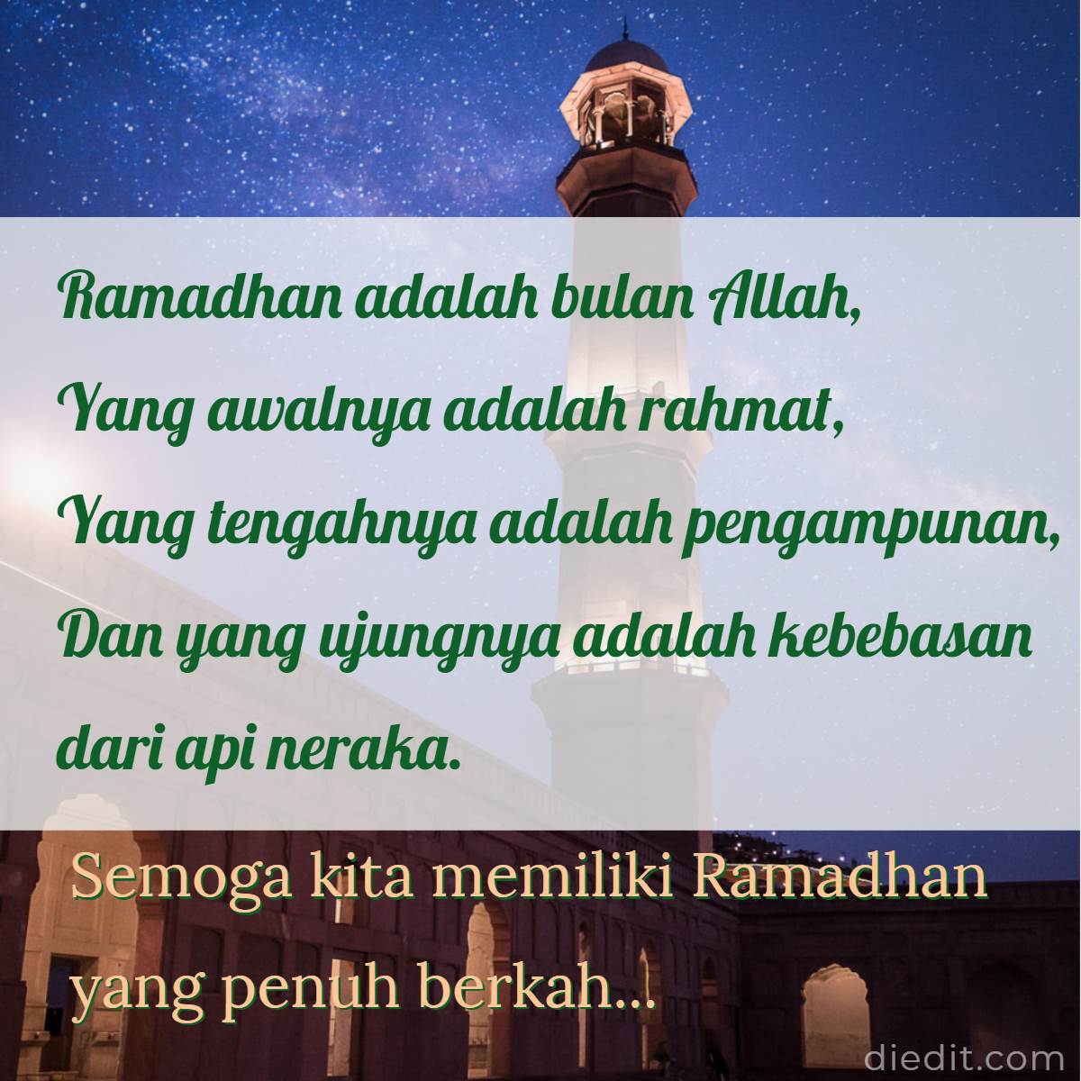 Gambar Dan Kata Kata Ramadhan - KibrisPDR