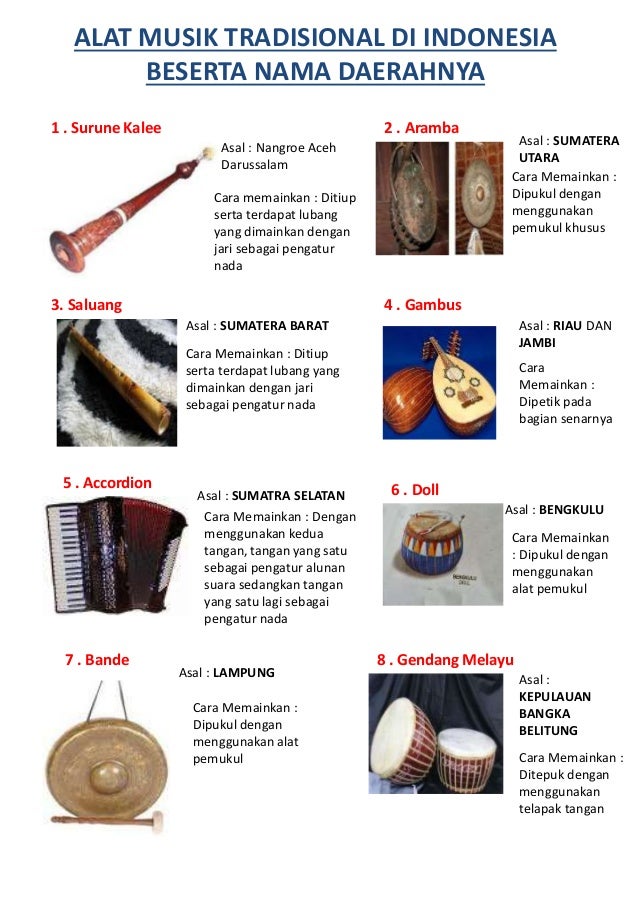 Detail Gambar Dan Nama Alat Musik Tradisional Nomer 13