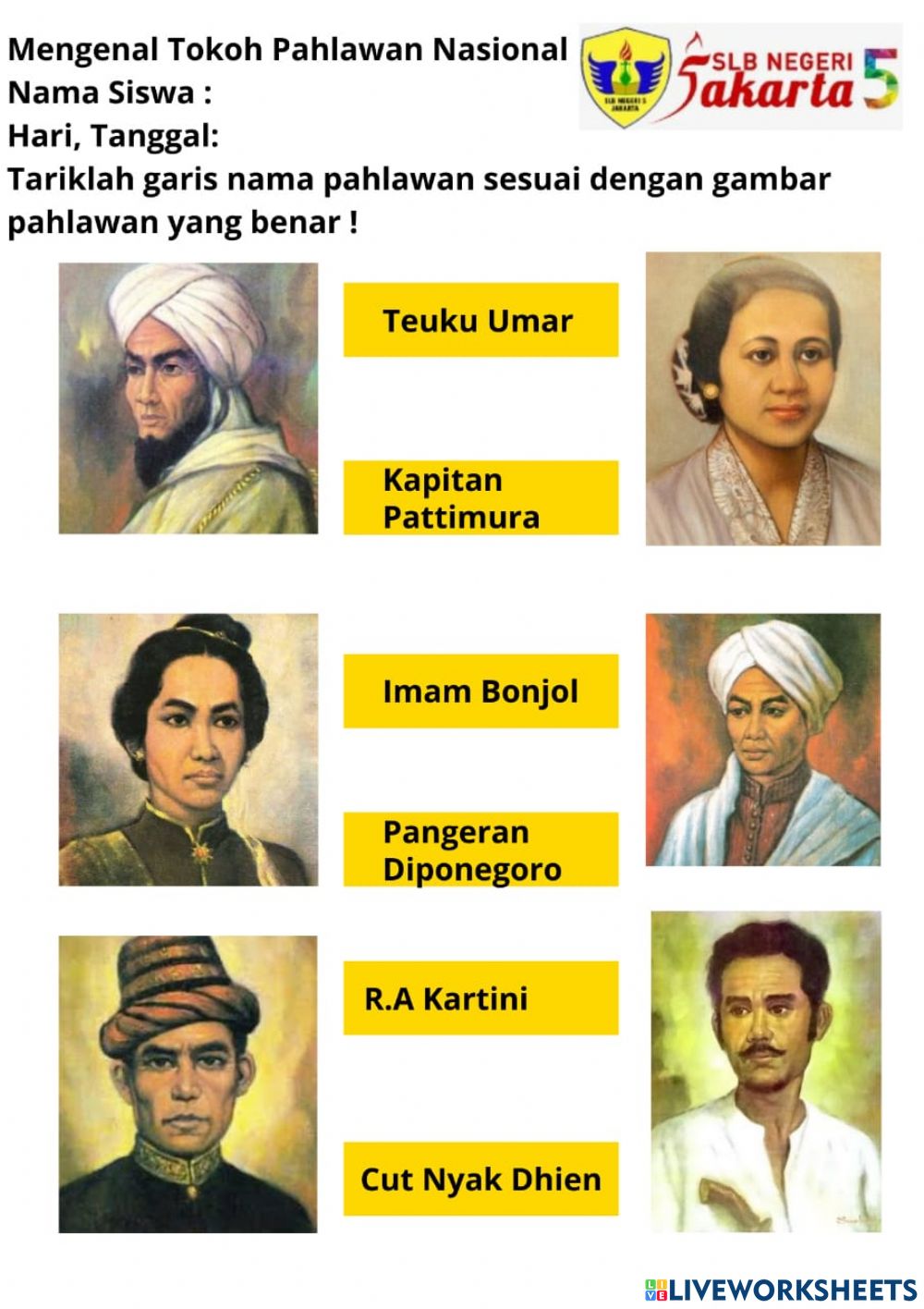 Detail Gambar Dan Nama Pahlawan Indonesia Nomer 15