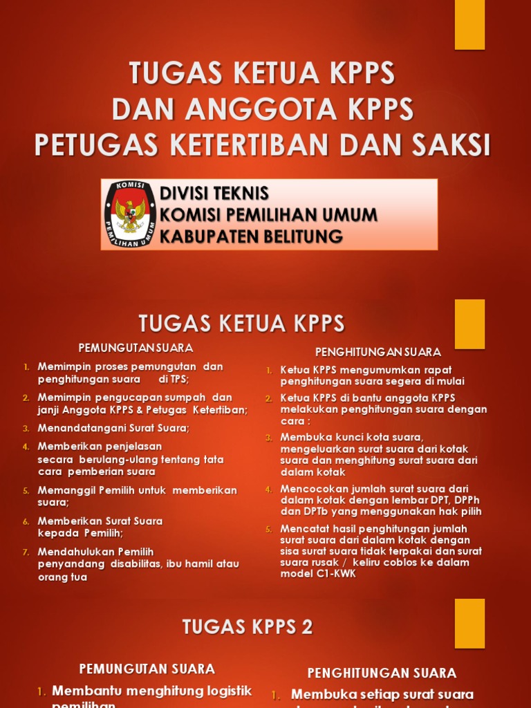 Detail Gambar Dan Tugas Kpps Nomer 3