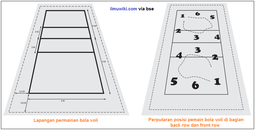 Detail Gambar Dan Ukuran Lapangan Voli Nomer 42