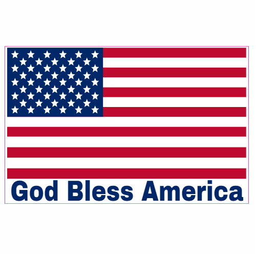 Detail God Bless America Logo Nomer 10