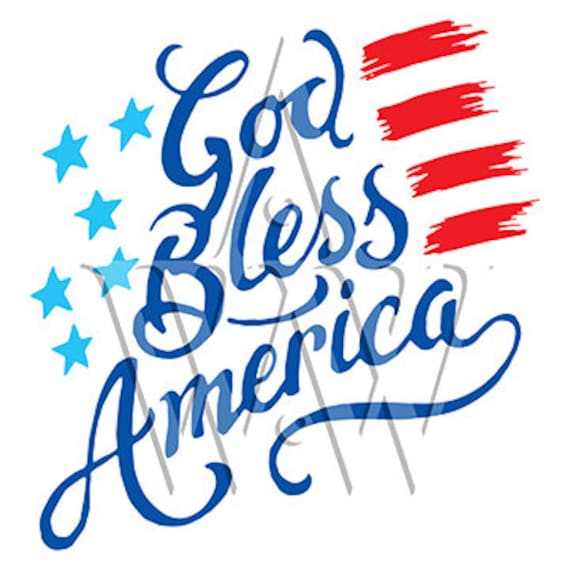 Detail God Bless America Logo Nomer 12