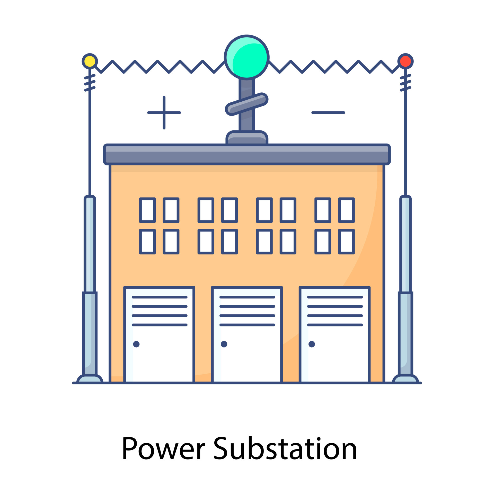 Detail Power Substation Icon Nomer 6