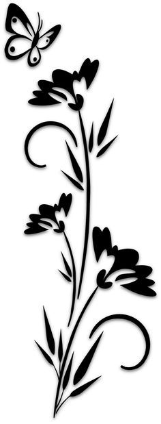 Detail Einfache Blumen Silhouette Nomer 5