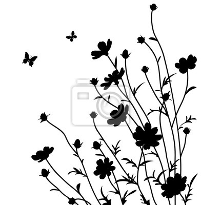 Detail Einfache Blumen Silhouette Nomer 6