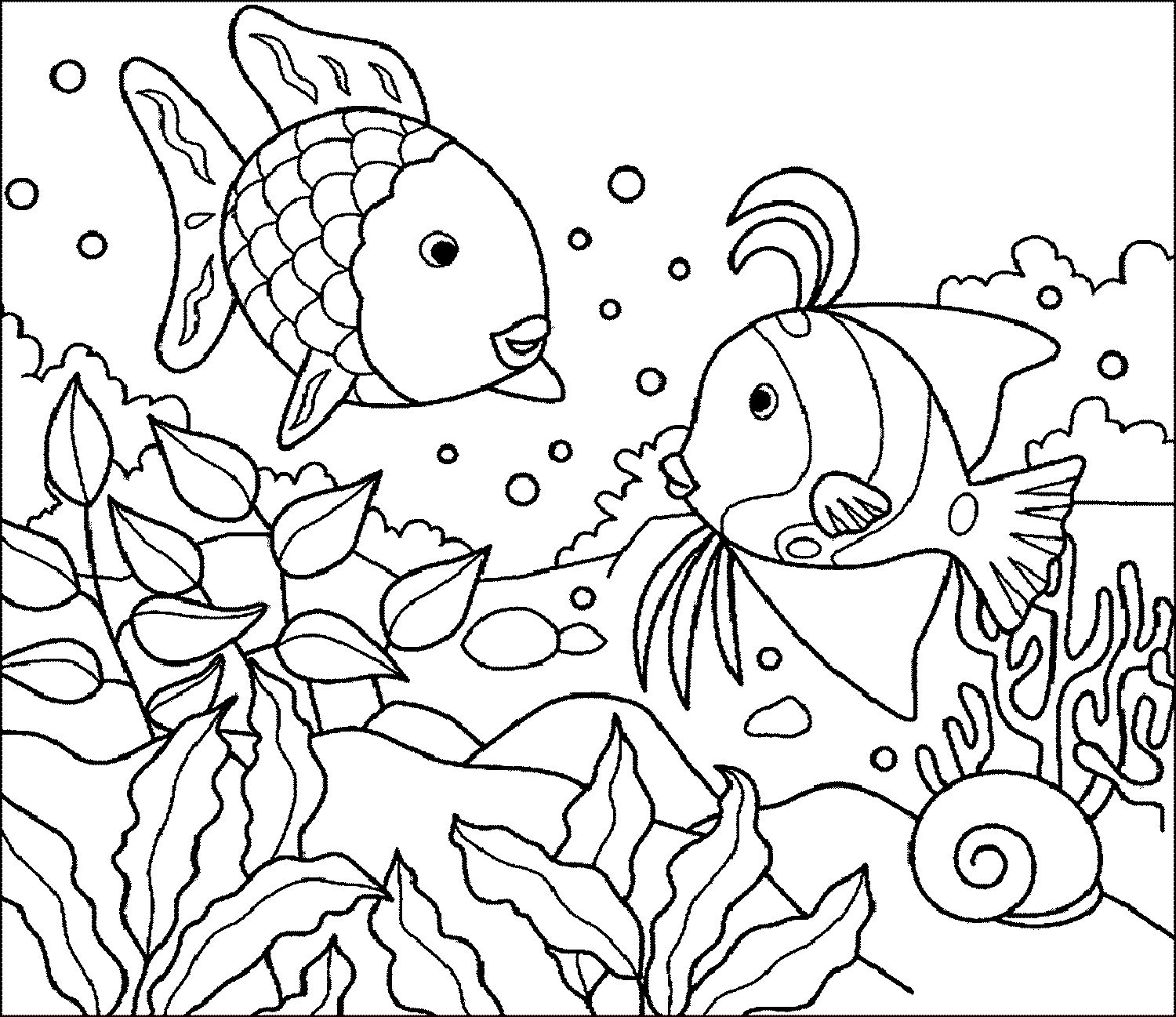 Detail Gambar Dasar Laut Hitam Putih Nomer 22