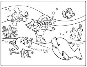 Detail Gambar Dasar Laut Hitam Putih Nomer 5