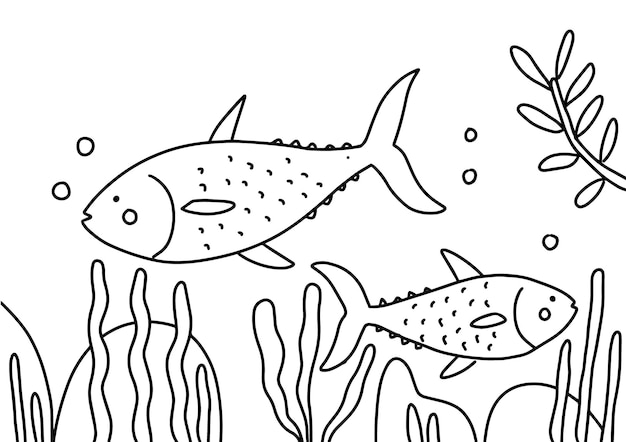 Detail Gambar Dasar Laut Hitam Putih Nomer 44
