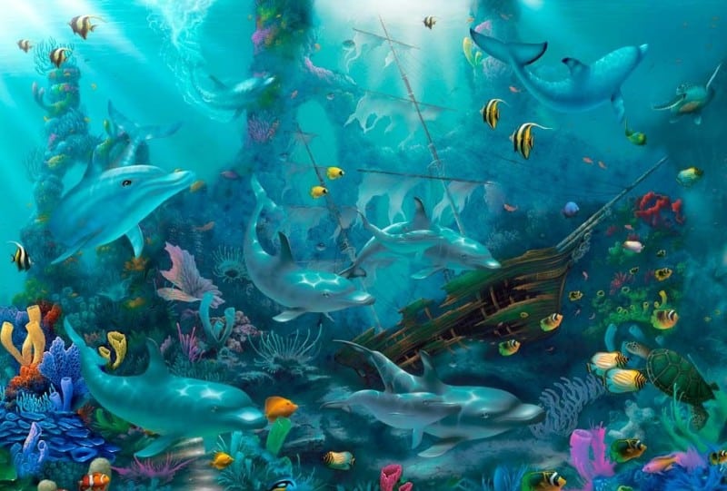 Detail Gambar Dasar Laut Hitam Putih Nomer 53