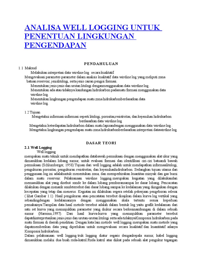 Detail Gambar Data Litologi Dan Logging Nomer 31