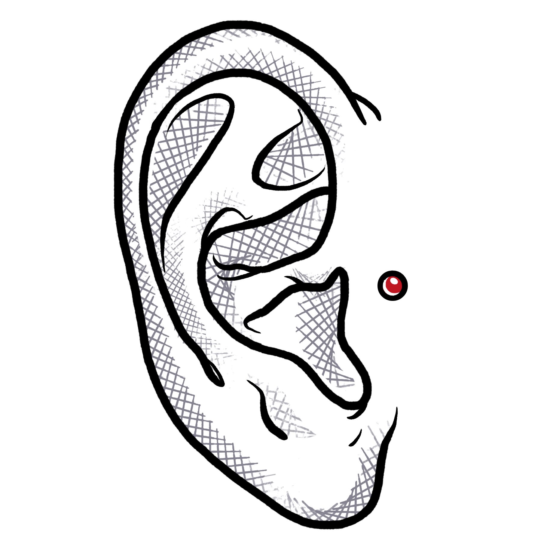 Detail Ohr Zeichnen Einfach Nomer 6