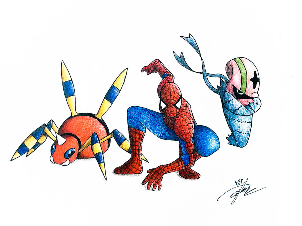 Detail Spider Man Pokemon Nomer 21