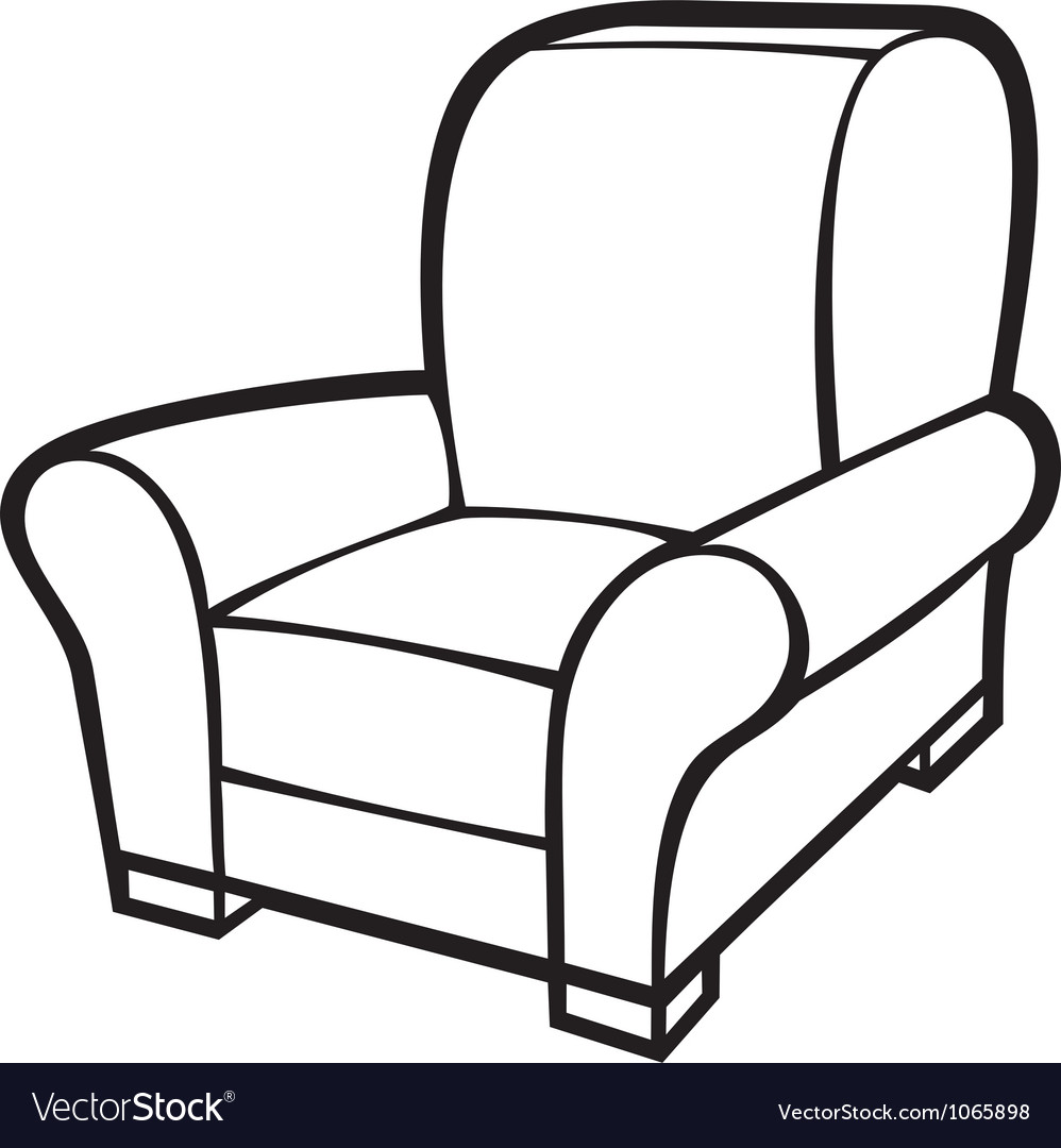 Detail Armchair Vector Nomer 5