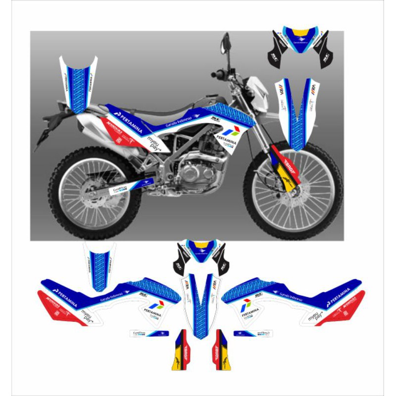 Detail Gambar Decal Klx Nomer 21