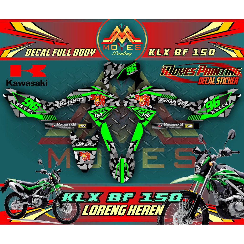 Detail Gambar Decal Klx Nomer 38