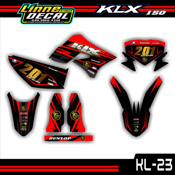 Detail Gambar Decal Klx Nomer 53