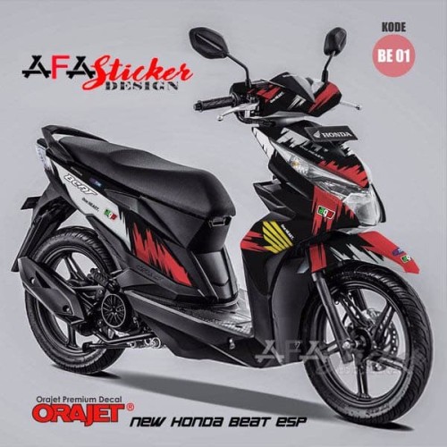 Detail Gambar Decal Motor Beat Nomer 14