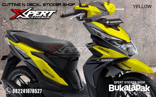 Detail Gambar Decal Motor Beat Nomer 41