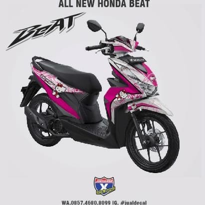 Detail Gambar Decal Motor Beat Nomer 44