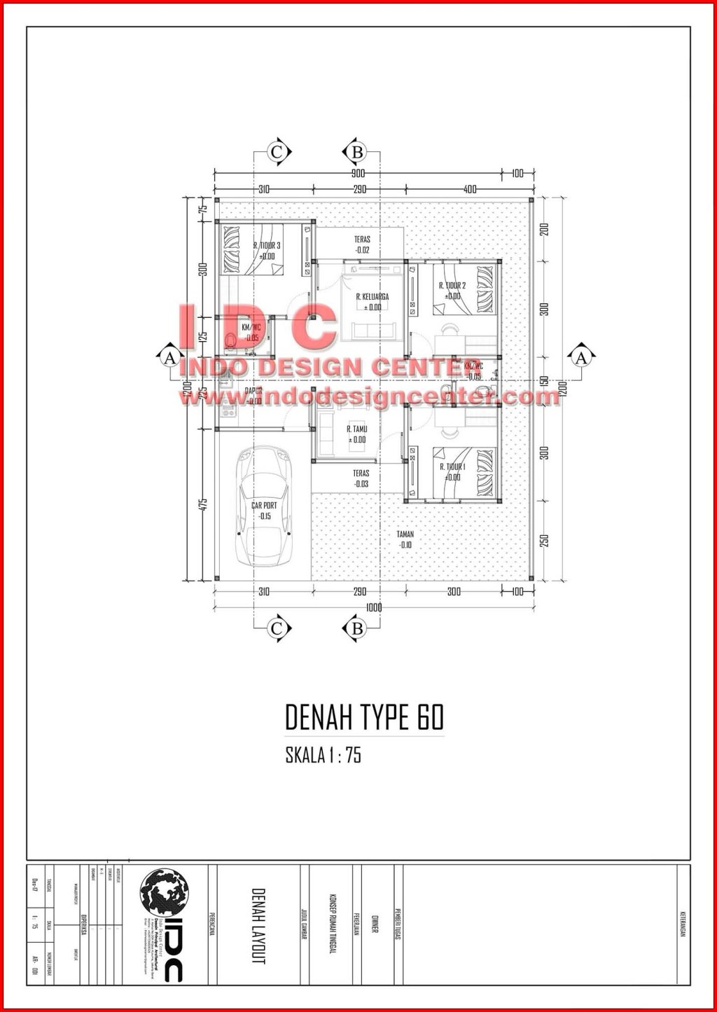 Detail Gambar Ded Rumah 1 Lantai Malang Nomer 14