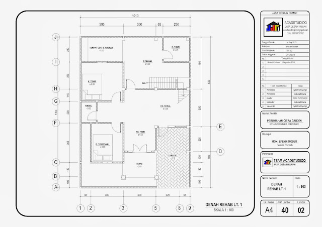 Detail Gambar Ded Rumah 1 Lantai Malang Nomer 23