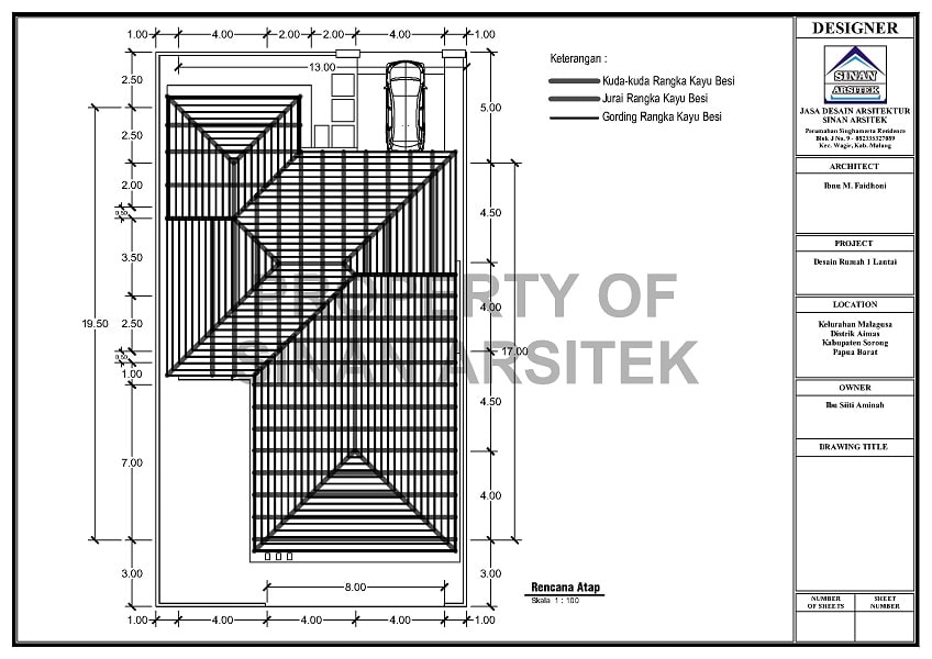 Detail Gambar Ded Rumah 1 Lantai Malang Nomer 30