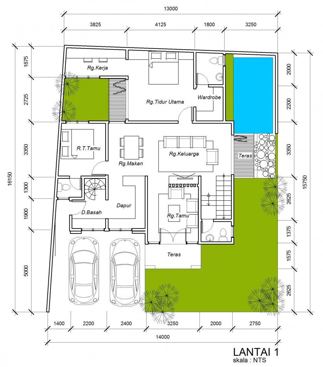 Detail Gambar Ded Rumah 2 Lantai Nomer 32